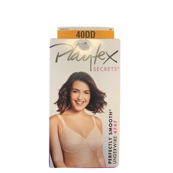 NWT Playtex Secrets Perfectly Smooth Underwire Bra Size 40DD - Picture 3 of 4